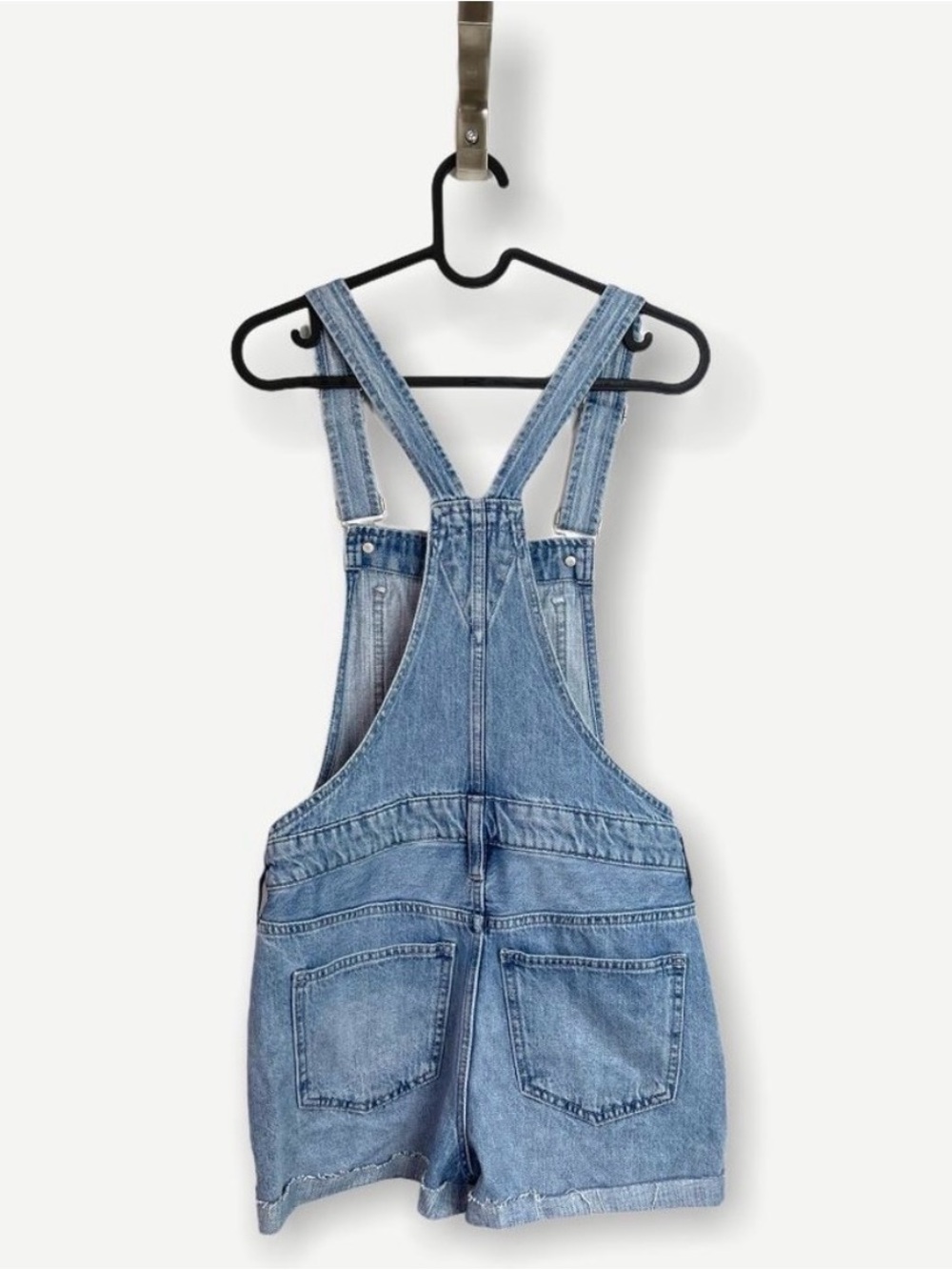 Madewell Adirondack Short Overalls Phillips Wash Light Wash Shortall's - Picture 4 of 4